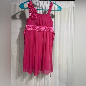 I.N. Girl Elegant Pink Kids Formal Dress Sz 8 (5QJ)